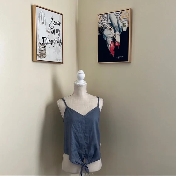 NWT The North Face Hillrose Hemp V-Neck Tank - Picture 2 of 11